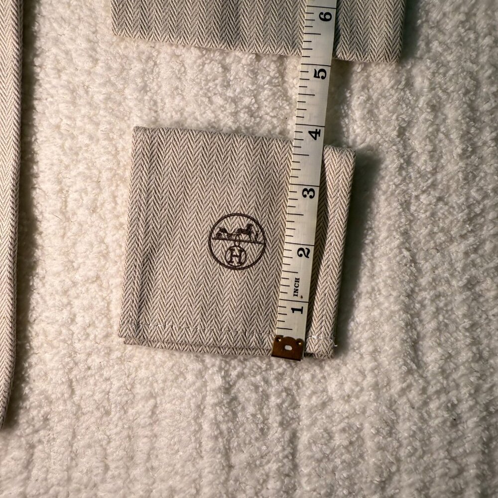 Beige Drawstring Pouch Set - Picture 5 of 6